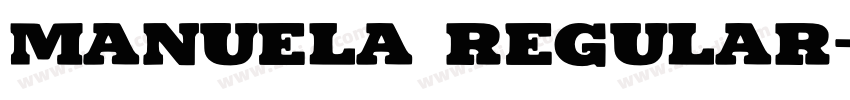 MANUELA Regular字体转换